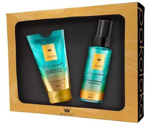 Imagem de Pokoloka  kit locao body splash coconut 60ml