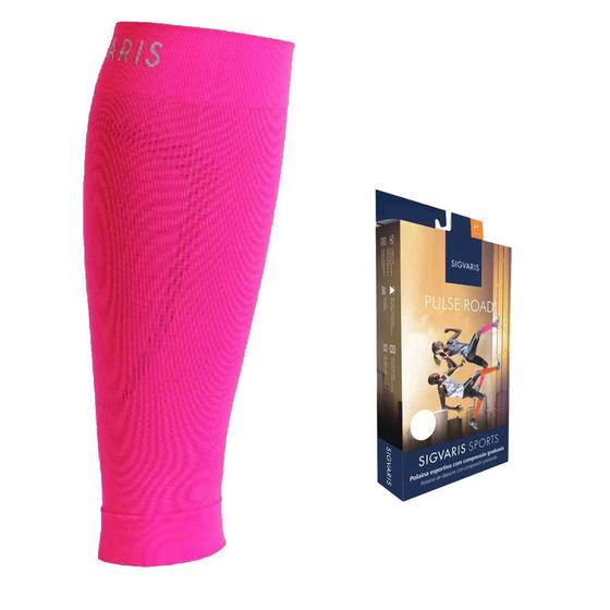 Imagem de Polaina Esportiva Pulse Road Rosa Neon Tam M1 - Sigvaris