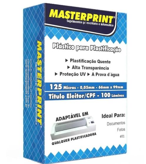 Imagem de Polaseal 66Mm X 99Mm X 0,5 Cento Masterprint 