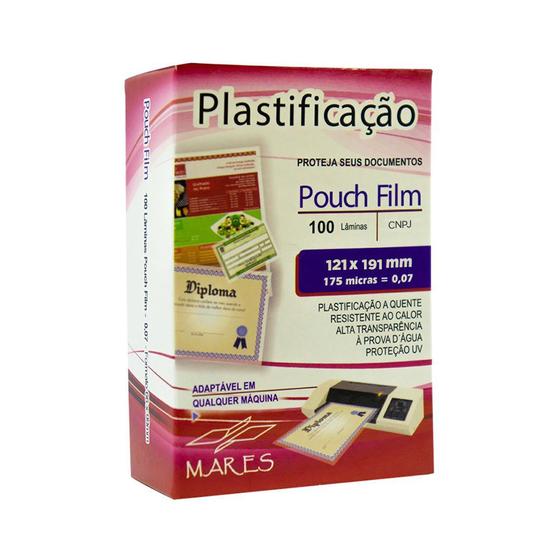 Imagem de Polaseal CNPJ 121x191 - 100 folhas - Plástico para plastificação Pouch Film 0,07