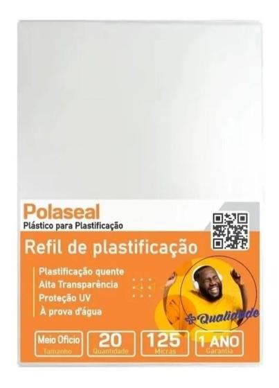 Imagem de Polaseal Para Plastificação Meio Ofício 170x226x0,05 20un