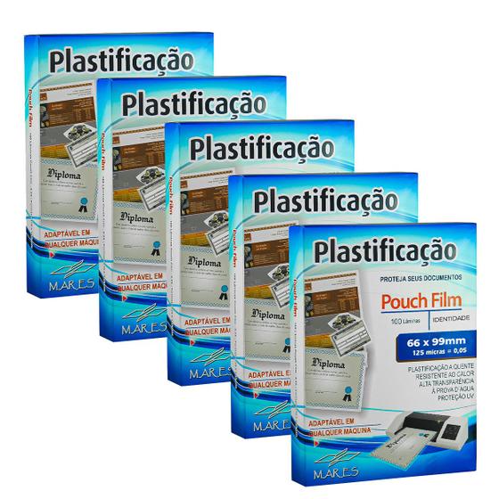 Imagem de Polaseal Plástico para plastificação 0,05 CPF 66x99 500un