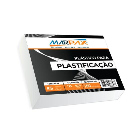 Imagem de Polaseal Plástico para Plastificação RG 79x108x0,05mm 100un