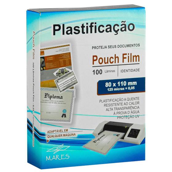 Imagem de Polaseal RG 80x110 - 100 folhas - Plástico para plastificação Pouch Film 0,05