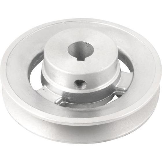 Imagem de Polia Alumínio 1 Canal Perfil A 100mm com Furo 5/8" - Vonder