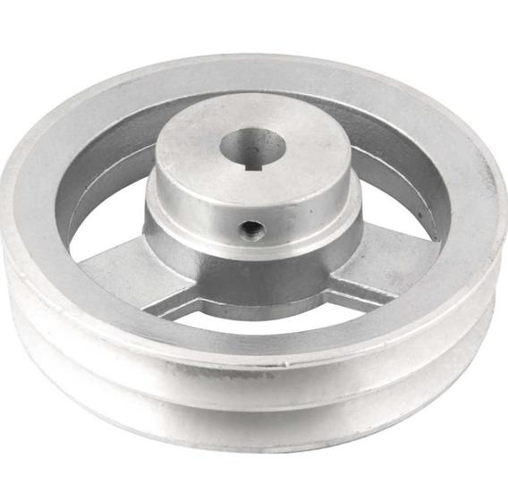 Imagem de Polia Alumínio 2 Canais Perfil A 150mm com Furo 3/4" Vonder