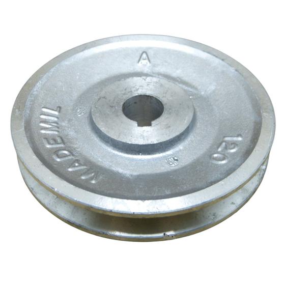 Imagem de Polia De Alumínio 5'' 120Mm 1A Com Furo 19Mm