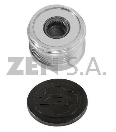 Imagem de Polia Roda Livre Alternador ZEN 5468 Nissan Renault Clio Kangoo Megane Scenic Symbol Twingo Thalia