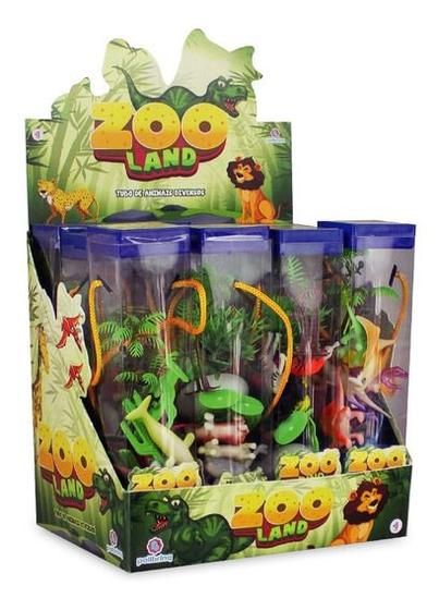 Imagem de Polibrinq coleção zoo dino 1 unidade sortida com 10 dinossauros