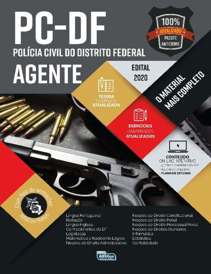 Imagem de Polícia Civil do Distrito Federal - Agente de Polícia -  Edital 2020