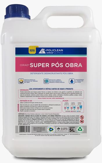 Imagem de Policlean Detergente Super Pós Obra Concentrado - 5 Litros