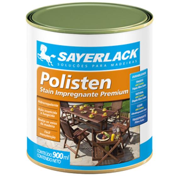 Imagem de Polisten Castanheira Stain Impregnante Premium Acetinado 900ml Sayerlack Madeira