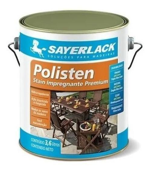 Imagem de Polisten Stain Premium Transparente 3,6L Sayerlack