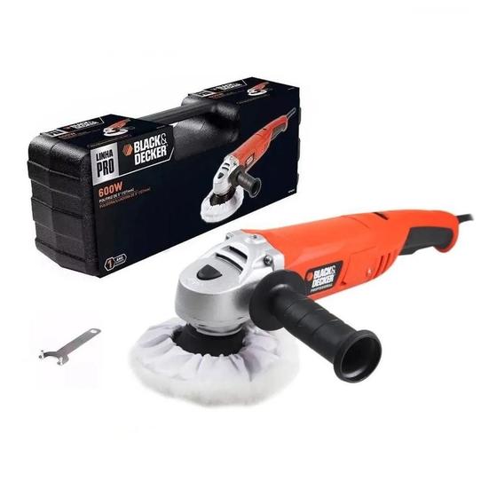 Imagem de Politriz E Lixadeira 5 Pol 600w Black + Decker Wp600k 220v