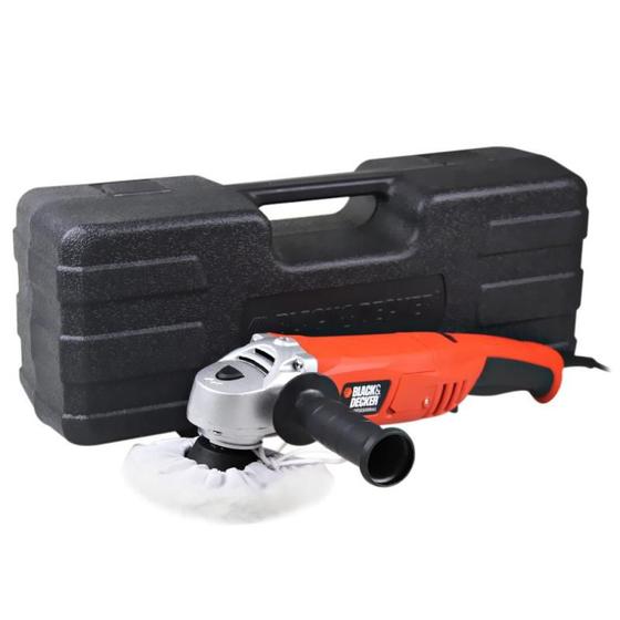 Imagem de Politriz Profissional 5 Pol 600W com Maleta Plástica WP600K BLACK & DECKER