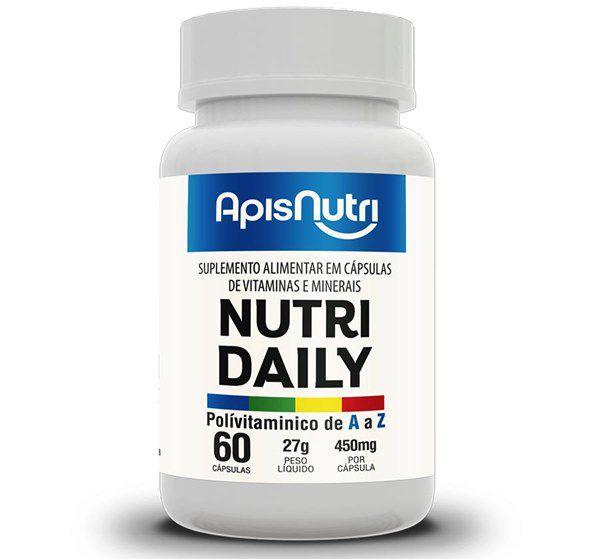 Imagem de Polivitamínico de A a Z Nutri Daily 450mg 60 Apisnutri - SV