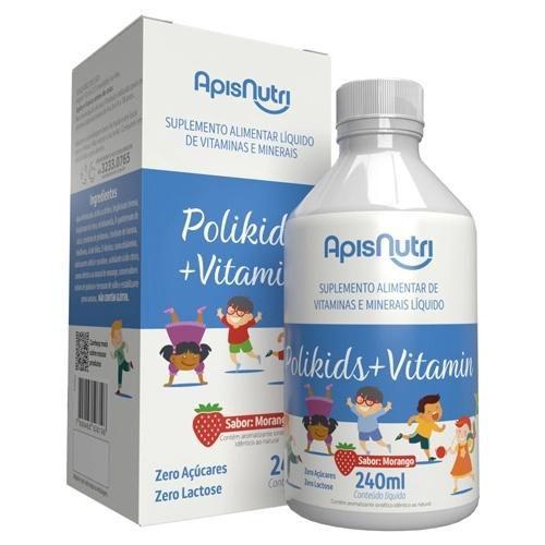 Imagem de Polivitamínico PoliKids+Vitamin 240ml Apisnutri