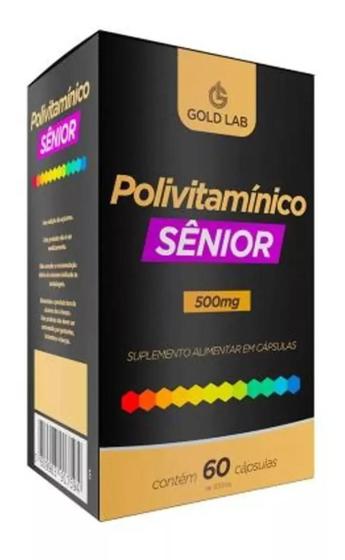 Imagem de Polivitamínico Sênior Gold Lab 60 Cápsulas