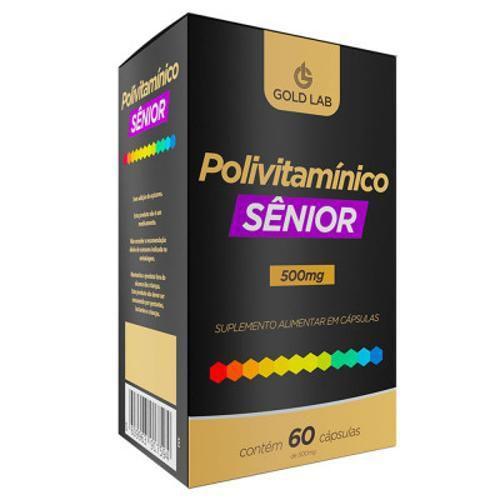 Imagem de Polivitamínico Sênior Gold Lab 60 Cápsulas