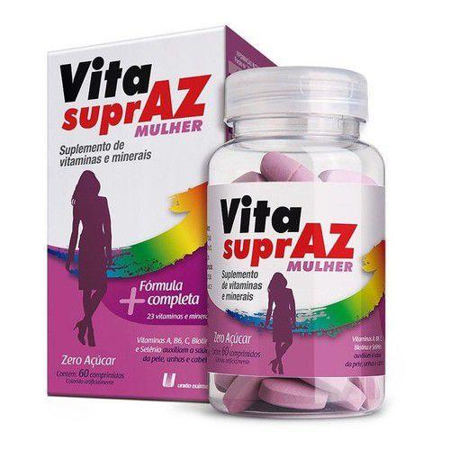 Polivitaminico Vita Supraz Mulher Com 60 Comprimidos Menor preço em Polivitaminico Vita Supraz Mulher Com 60 Comprimidos