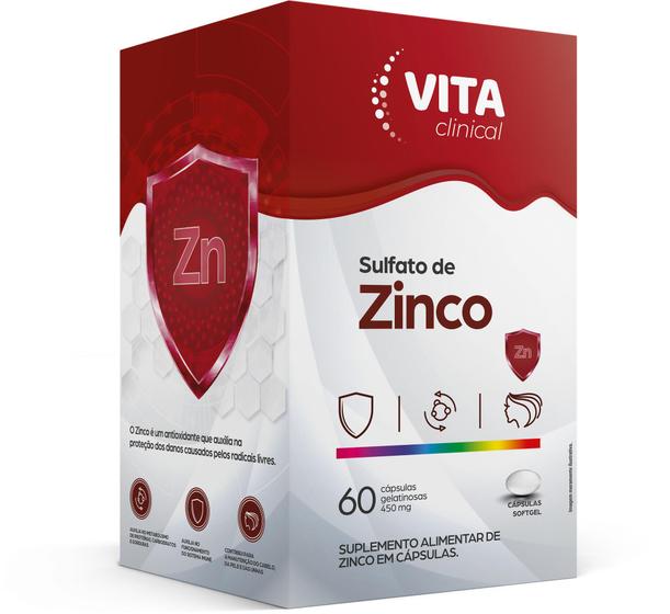 Imagem de Polivitaminico vitaclinical zinco 30mg c/ 60cps