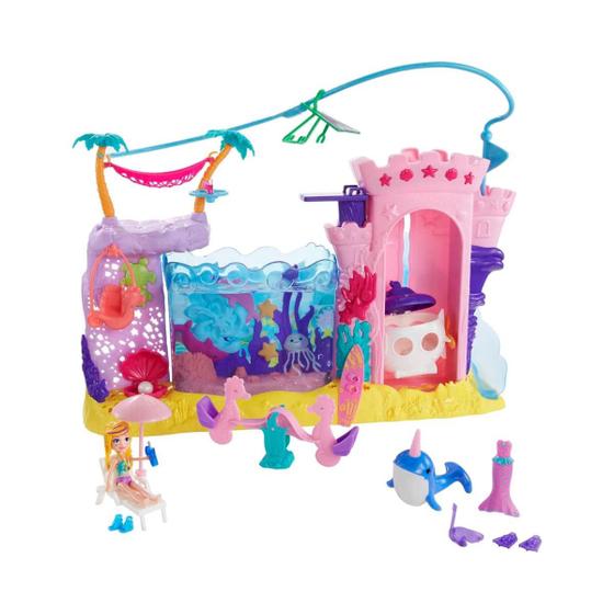 Imagem de Polly Pocket Aventuras De Sereia Playset Mattel - GXV27