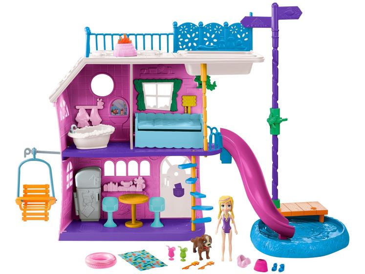 Polly Pocket Boneca Casa Do Lago 35cm Menor preço em Polly Pocket Boneca Casa Do Lago 35cm