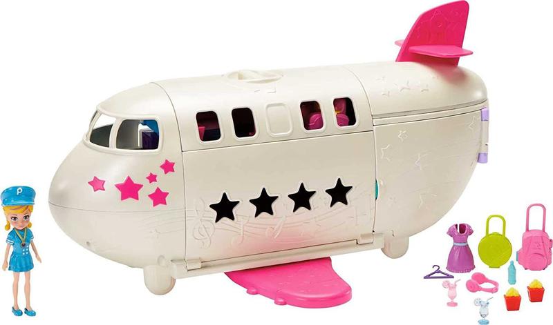 Imagem de Polly Pocket Boneca com Jato Fabuloso da Polly - Mattel