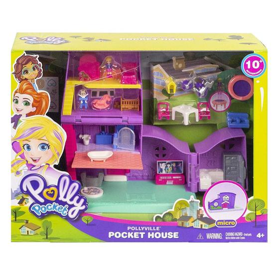 Polly Pocket Casa da Polly Pollyville Mattel - Bonecas - Magazine Luiza