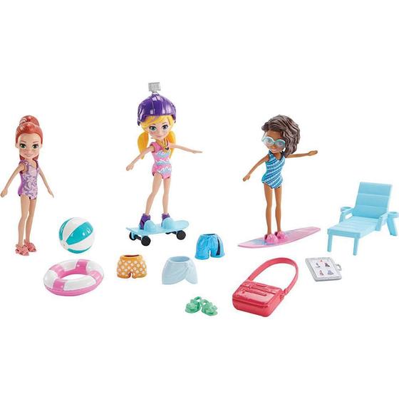 Imagem de Polly Pocket Com 3 Bonecas Mattel