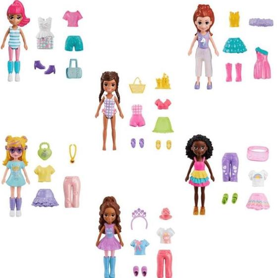 Imagem de Polly Pocket Conjunto De Moda Pequeno Hnf50