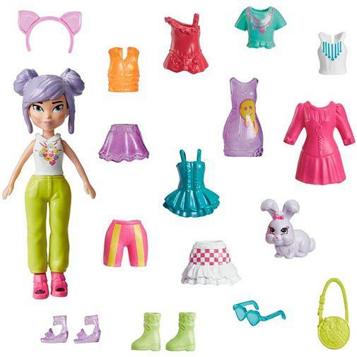 Polly Pocket Conjunto Fashion Modelos Sortidos Mattel Bonecas Magazine Luiza