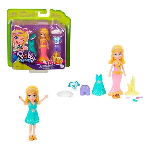 Polly Pocket Conjunto Fashion Pequeno Mattel Bonecas Magazine Luiza