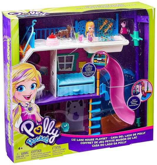 Imagem de Polly Pocket E Mini Boneca Casa Do Lago Da Polly Mattel