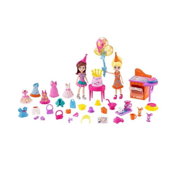 Imagem de Polly Pocket Festa Divertida com Polly e Lila - DWC24 - Mattel