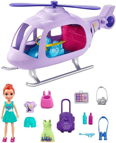 Imagem de Polly Pocket Helicóptero De Aventura Lila GKL59 - Mattel