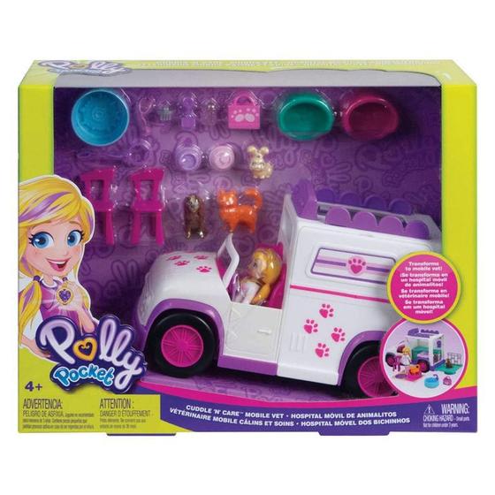 Imagem de Polly Pocket Hospital Móvel dos Bichinhos - GFR04 Mattel