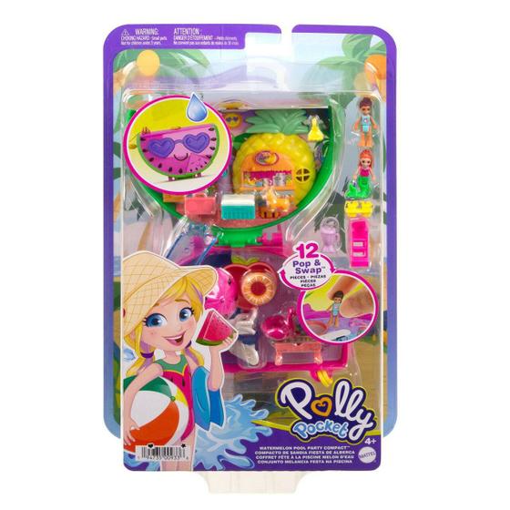 Imagem de Polly Pocket Mini Conjunto Melancia Festa Na Piscina - Mattel HCG19