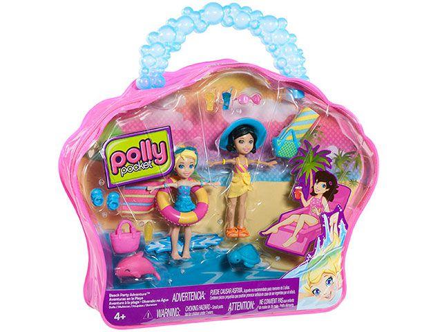 Polly Pocket Mundo Splash Mattel Playsets Magazine Luiza