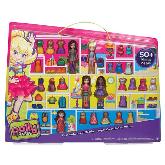 Polly Pocket Novo Kit 5 Amigas Fashions Mattel Boneca Polly Pocket Magazine Luiza