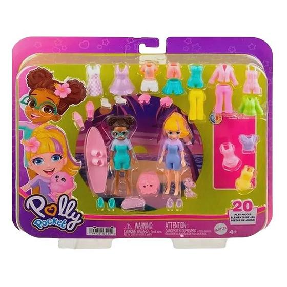 Imagem de Polly Pocket Pacote de Modas Grande SURF Mattel HNF51