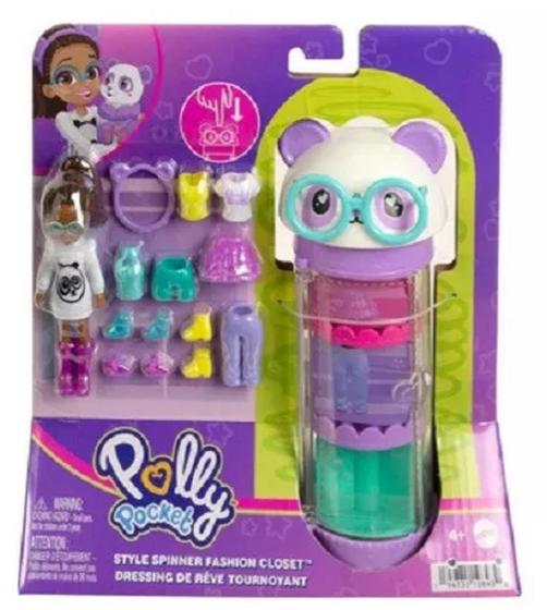 Imagem de Polly Pocket Polly Armário Giratório De Looks HKW04 - Mattel