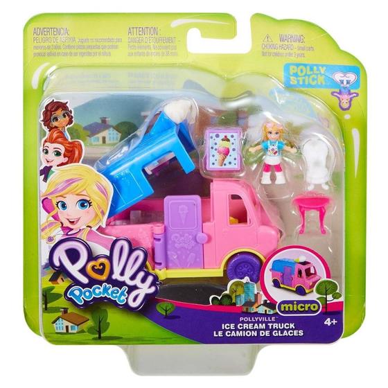 Polly Pocket Pollyville O Carrinho de Sorvete Mattel Ggc39 - Bonecas ...