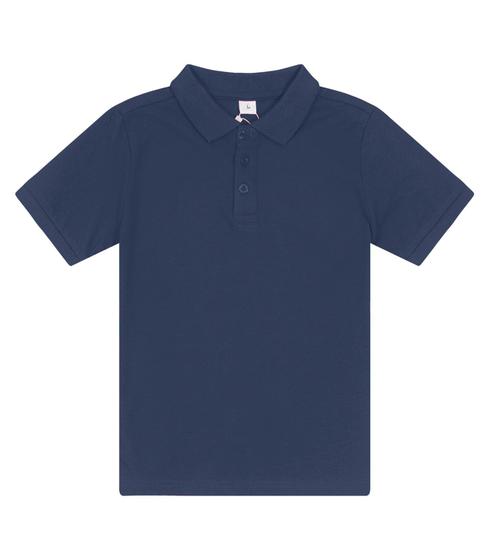 Imagem de Polo Infantil Masculina Em Cotton Trick Nick Azul