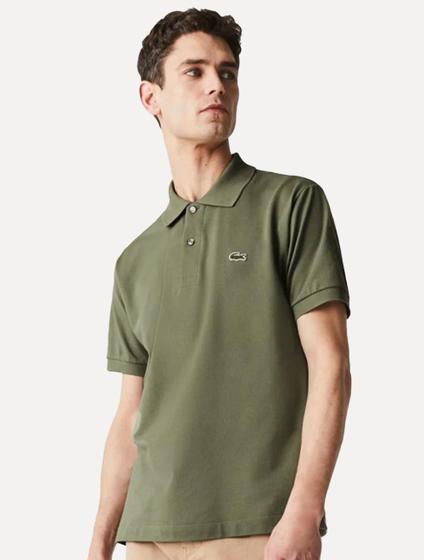 Imagem de Polo Lacoste Masculina L.12.12 Verde Oliva