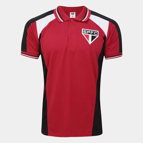 Imagem de Polo São Paulo Pippes Vermelho/Preto