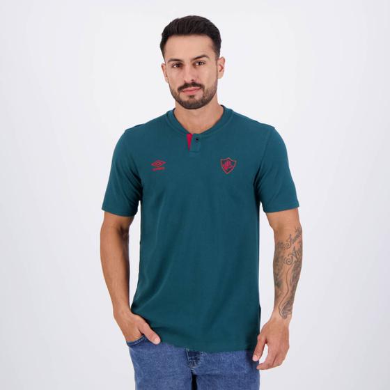 Imagem de Polo Umbro Fluminense Viagem 2024 Verde