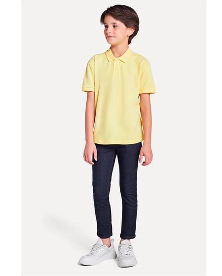 Imagem de Polo Visco Piquet Reserva Mini Amarelo claro