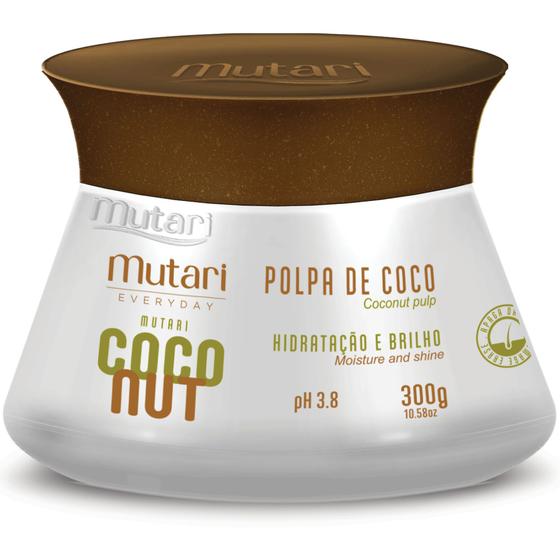Imagem de Polpa De Coco Coconut Combate Danos Causados Sol Ressecamento Porosidade Reparação Nutrição Brilho