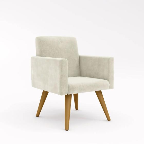 Poltrona Cadeira Para Escritório Nina Suede Menor preço em Poltrona Cadeira Para Escritório Nina Suede